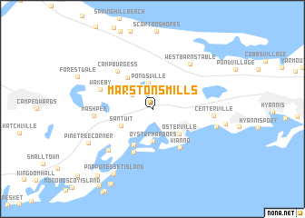 map of Marstons Mills