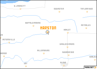 map of Marston