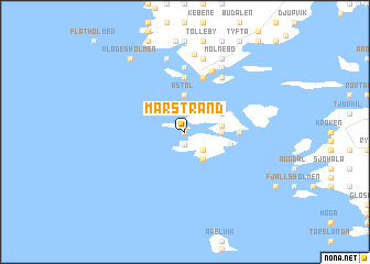 map of Marstrand