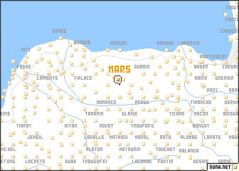 map of Mars