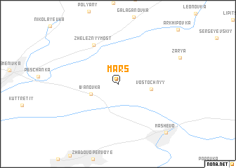 map of Mars