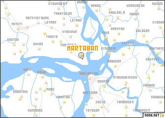 map of Martaban