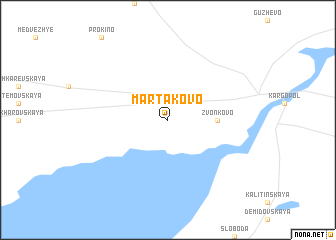 map of Martakovo