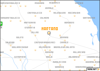 map of Martano