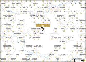 map of Marteau