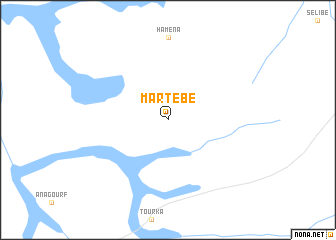 map of Martébé