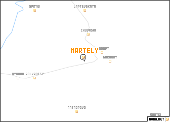 map of Martely