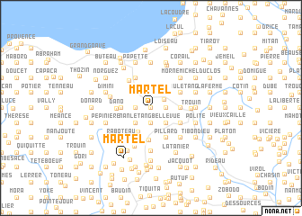 map of Martel