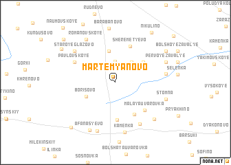 map of Martem\