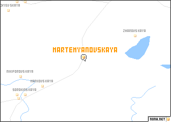 map of Martem\