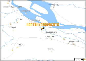 map of Martem\