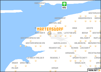 map of Martensdorf