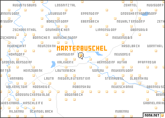 map of Marterbüschel