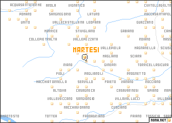 map of Martesi