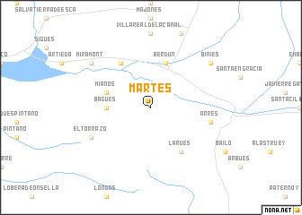 map of Martes