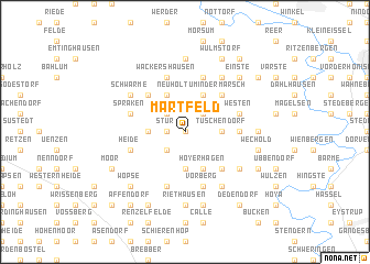 map of Martfeld