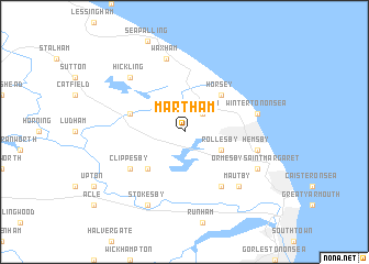 map of Martham