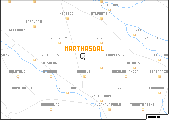 map of Marthasdal