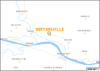 map of Marthasville