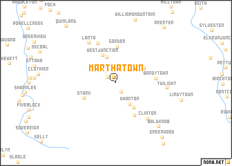 map of Marthatown