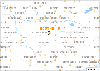 map of Marthille