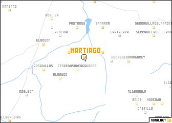 map of Martiago