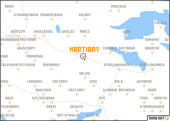 map of Martiany