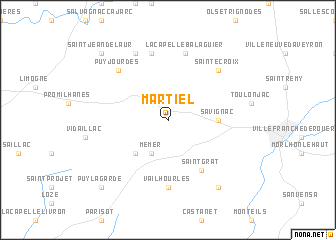 map of Martiel