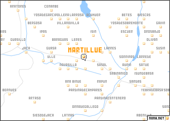 map of Martillué