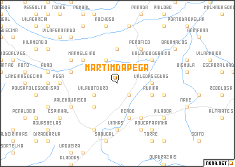 map of Martim da Pega