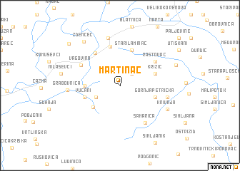 map of Martinac