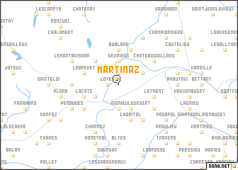 map of Martinaz