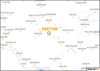 map of Martina