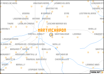 map of Martin-Chapon