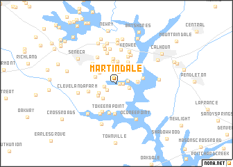 map of Martindale