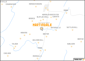 map of Martindale