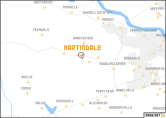 map of Martindale