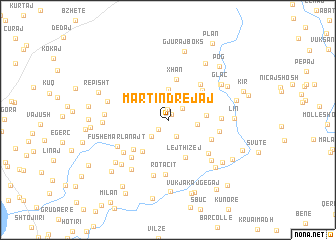 map of Martindrejaj