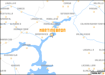 map of Martinebrón