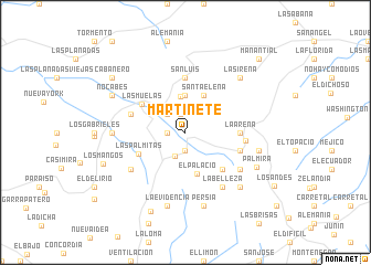 map of Martinete