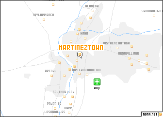 map of Martinez Town