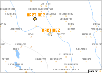 map of Martínez