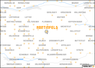 map of Martinfeld