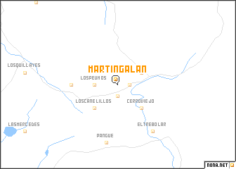 map of Martín Galán