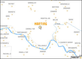 map of Marting