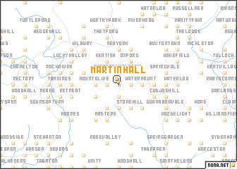 map of Martin Hall