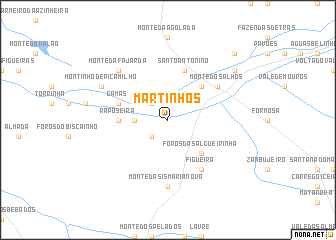 map of Martinhos