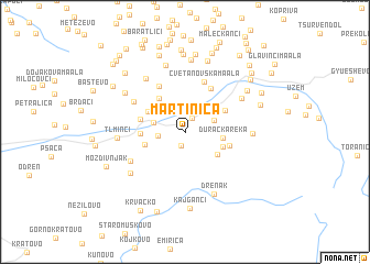 map of Martinica