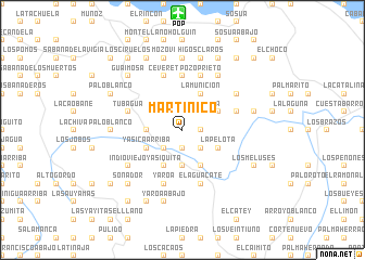 map of Martinico