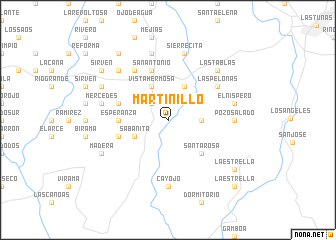 map of Martinillo